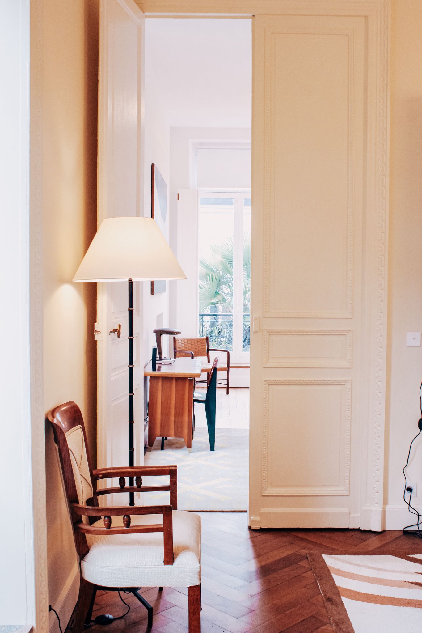 Enfilade doorway
