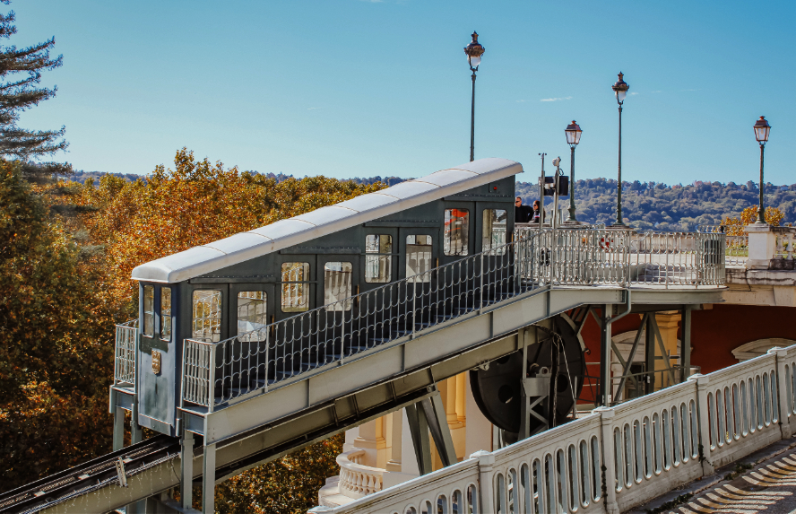The historic funicular of Pau